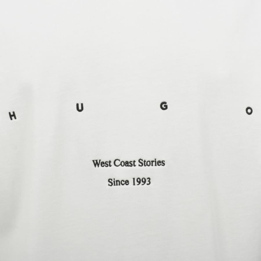 HUGO Duwrite T Shirt White | Mainline Menswear United States
